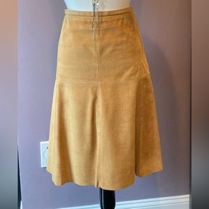 BCBG MAXAZRIA Suede Skirt